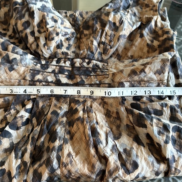 SUZI CHIN LEOPARD PRINT MINI DRESS IN BROWN COLOR - Picture 5 of 8